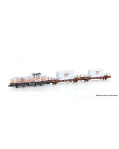 Sersa Diesellok G1000 BB/2x Generatorwagen, Ep.VI