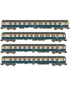 4er Set Personenwagen DB, Ep.IV, Turnus Ferienzug, Set 2
