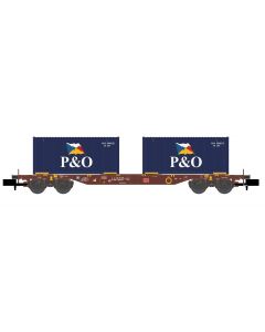 Containerwagen Sgjkkmms 699 DB, Ep.IV, P&amp;O