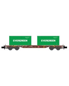 Containerwagen Sgjkkmms 699 DB, Ep.IV, Evergreen