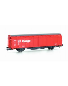 DB Cargo 2-achsiger Schiebewandwagen Hbbillns verkehrsrot , Ep.VI,