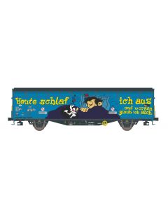 SBB 2-achsiger Schiebewandwagen Hbbillns, Heute schlaf ich aus,,Ep.VI