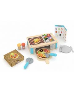 Wooden Pizza Playset