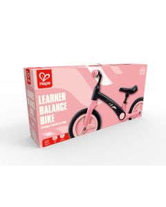 Einsteiger-Laufrad, pink/schwarz