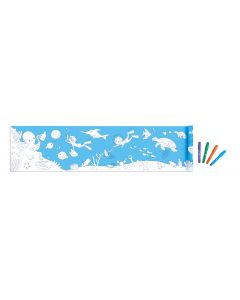 Drawing Paper Roll Underwater (Horizontal)