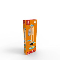 Broom + swiffer cleaning stand