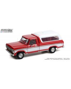 1975 Ford F-100, Candy Apple Red w/Wimbledon White