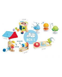 Kleine Entdecker Box 1, 12M Sensorik
