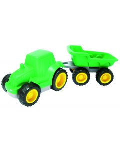 Sandspielzeug Traktor mit Anhänger