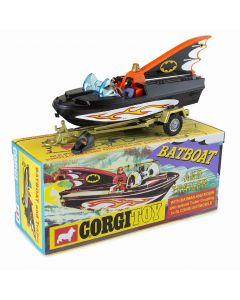 Corgi Toys 107 - Bat Boat with Batman &amp; Robin (Reissue)