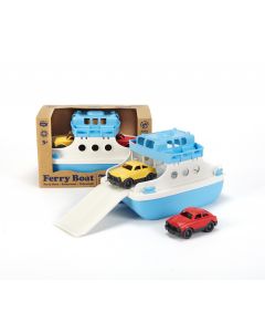 Ferry Boat with Cars - Blue