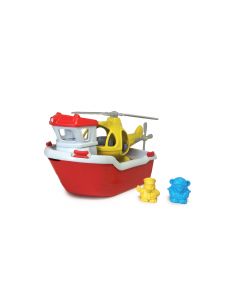 Rescue Boat with Helicopter