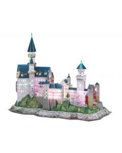 3D-Puzzle Schloss Neuschwanstein Multicolor LED