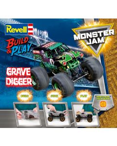 Build &amp; Play: Monster Jam Grave Digger