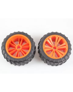 Set 2x Wheel for Monster, orange