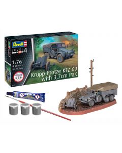 Starter Kit Krupp Protze KFZ 69 mit 3.7cm Pak