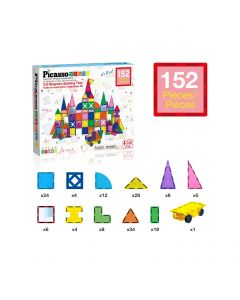 152pc Magnetic Tile Set