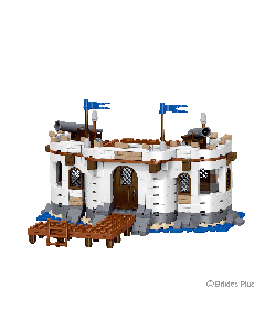 BRIXIES Plus Pirateninsel Burg