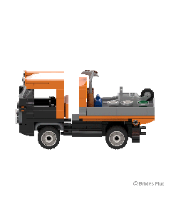 Brixies Plus Lindner Uni Trac Kommunal orange